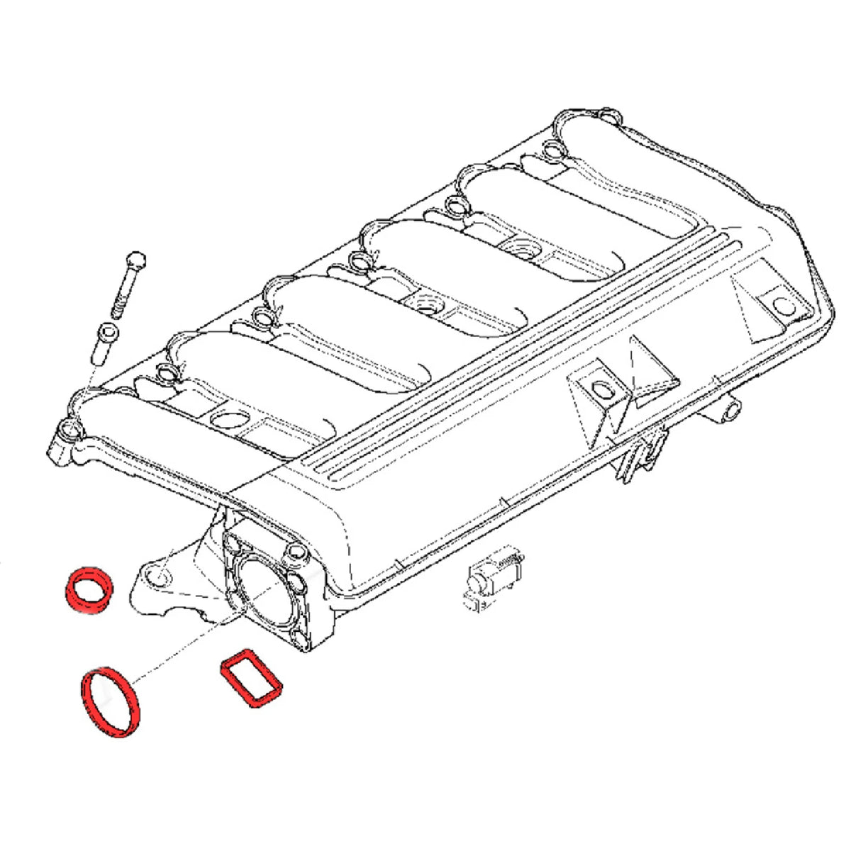 Intake Manifold Gasket Kit for BMW N52 N54 N55 M57 325i 330i by InterCyprus Trading Ltd