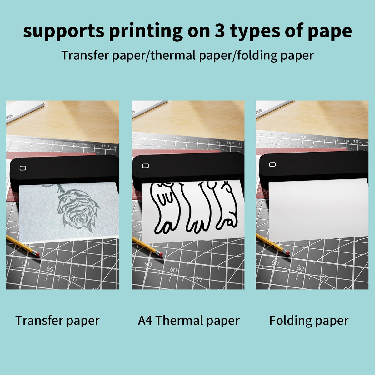 Marklife Smart A4 Paper Printer D210 &ndash; Portable Bluetooth