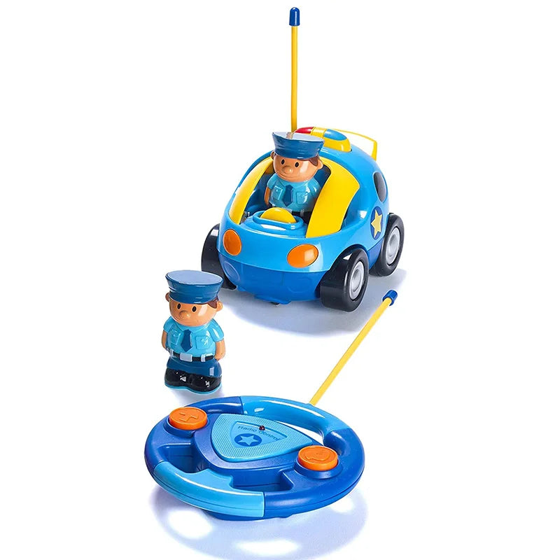 KBDFA 2 Pack Cartoon Remote Control Cars - Dual Frequencies 6601-A