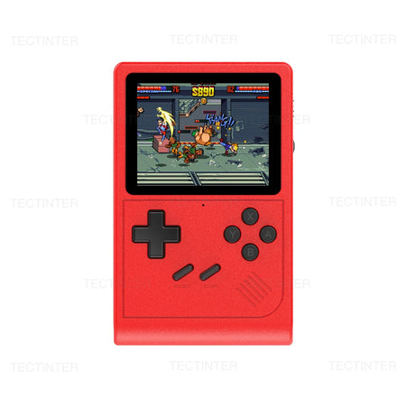 GB300 Portable Handheld Game Console with 6000+ Retro Games, 3.0 Inch Screen, AV Output Red