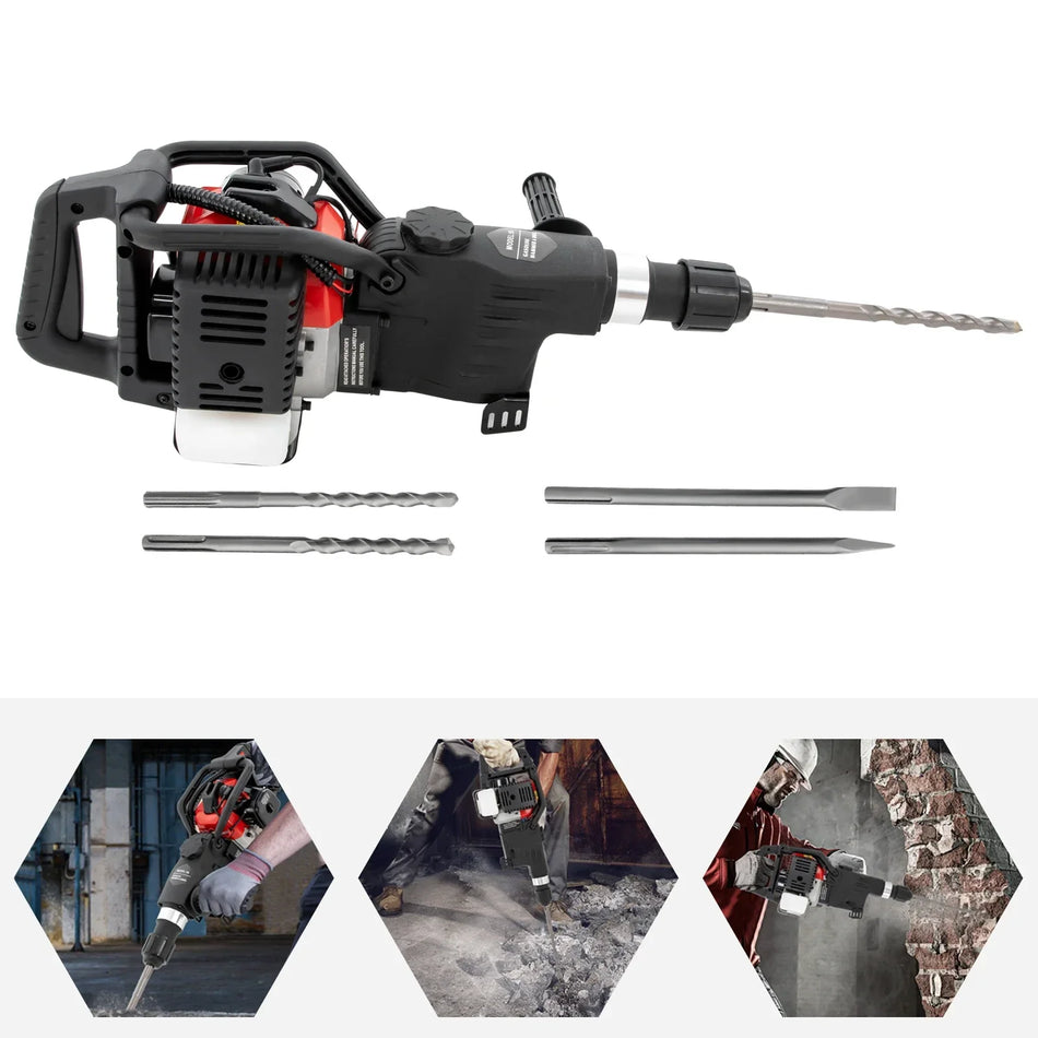 1000W Młot Wyburzeniowy z Rowkiem do Ziemi