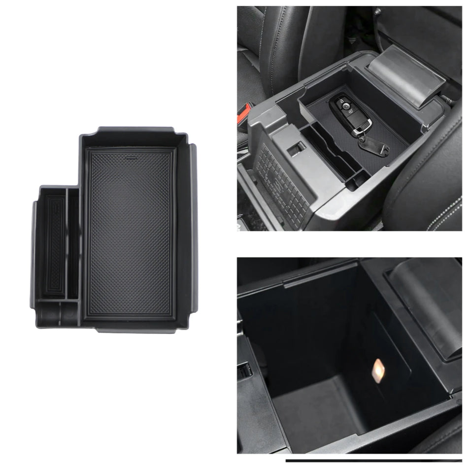 Center Console Armrest Storage Box for Ford Explorer Left-Hand Drive Durable ABS Plastic