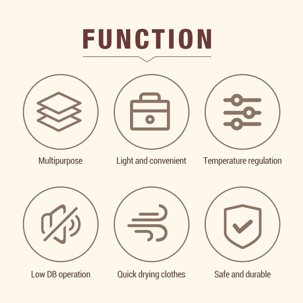 AFDEAL Portable Electric Clothes Dryer &ndash; Fast Drying