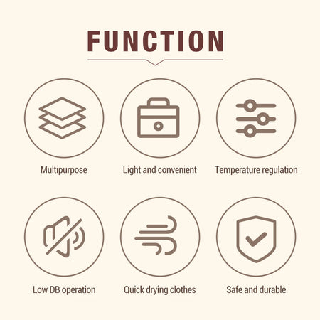 AFDEAL Portable Electric Clothes Dryer &ndash; Fast Drying