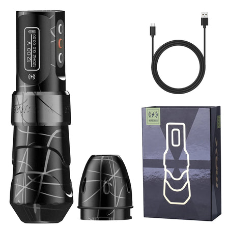 YILONG MAX Tattoo Machine Cartridge Pen &ndash; 2400mAh Battery Camouflage gray