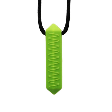 Stylish Silicone Chew Necklace for Sensory Relief Green