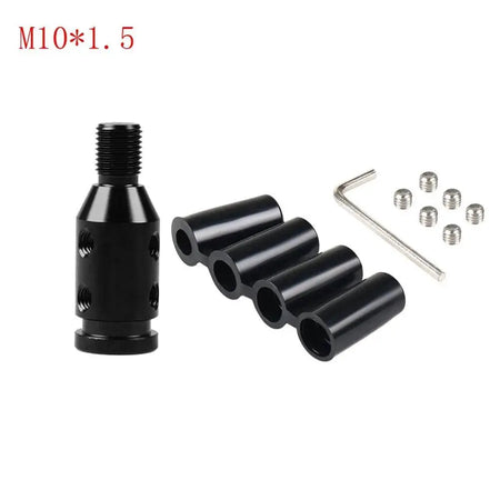 Car Shift Knob Adapter Universal Aluminum Alloy Gear Shift Knob Adapter for Non-Threaded Manual Shifters M12x1.25 M10x1.5 by InterCyprus Trading Ltd