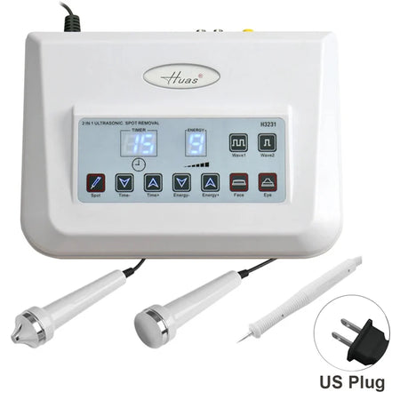 Vilnason Ultrasonic 3-In-1 Facial Machine - Anti-Aging 3 Heads-US Plug