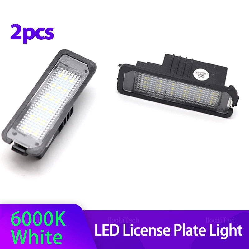 2X Valkoiset LED-rekisterikilven valot VW Passat B6 Golf CC