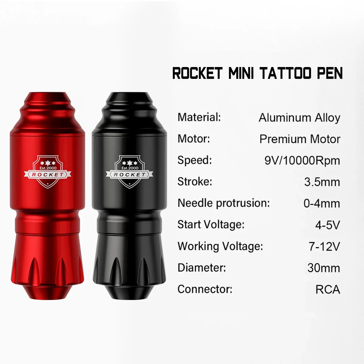 Rocket Tattoo Machine &ndash; Wireless Portable Convenience