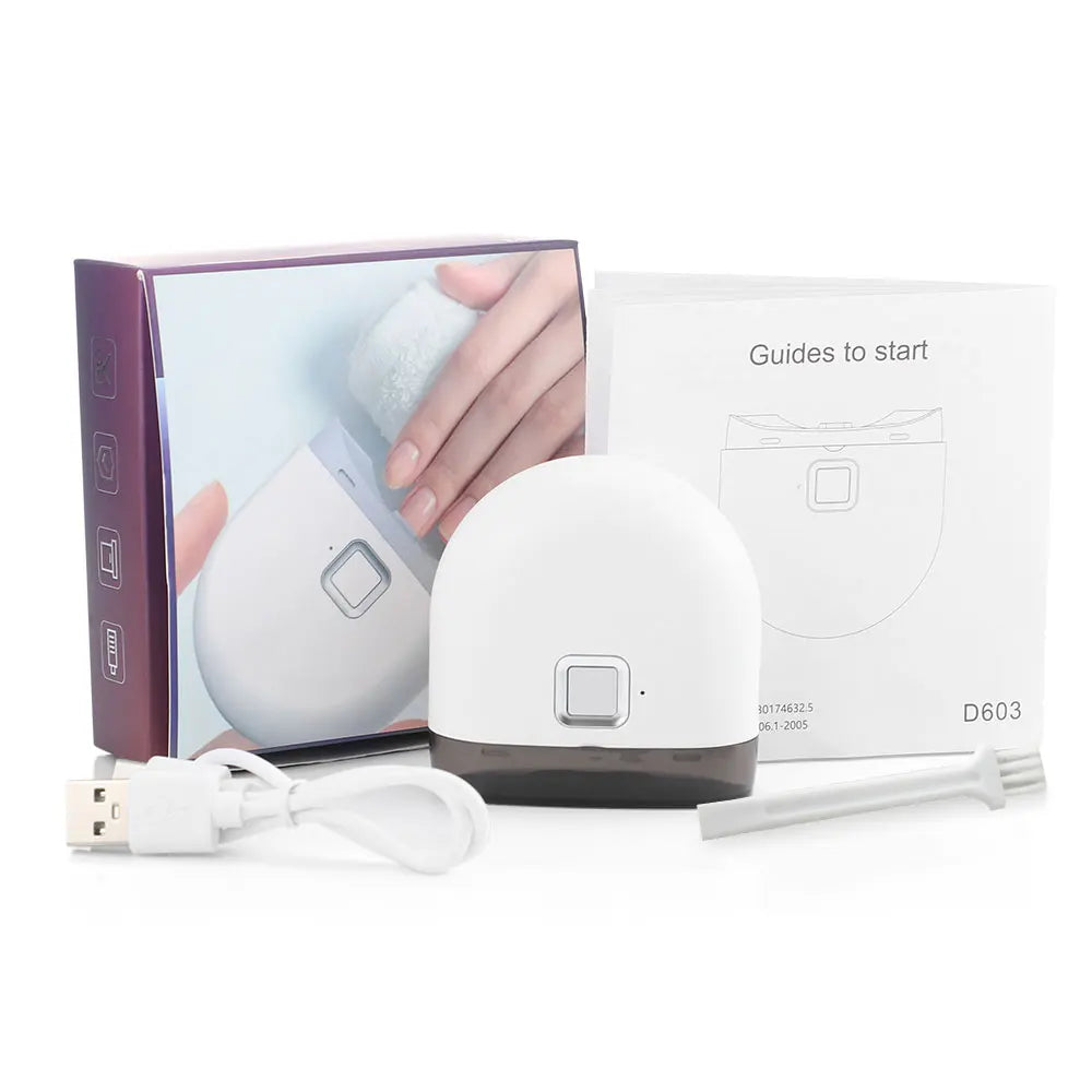Electric Nail Clipper Cutter With Led Light 2in1 &ndash; Low Noise Type C