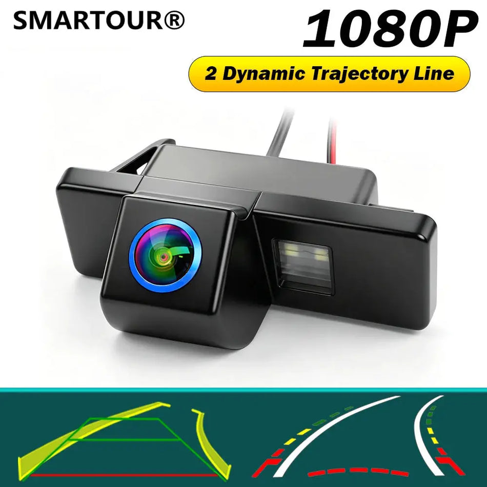 AHD 1080P Dynamic Trajectory Rear View Camera Fit Qashqai 11-13,Qoros 3,DS5 DS5LS,Peugeot 301 307 RCZ Geely KingKong GX2 Panda by InterCyprus Trading Ltd