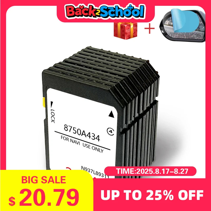 16GB GPS SD Card 8750A434 - Europe Maps Update UK Ireland CHINA / for Peugeot 4008 P11