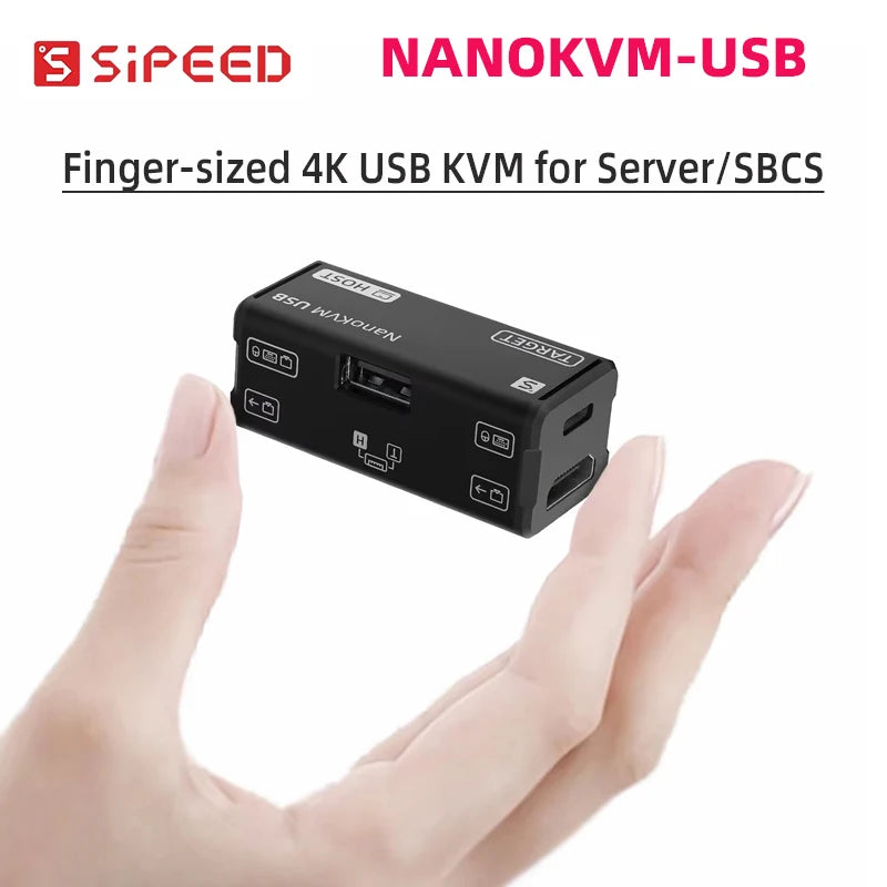Sipeed NanoKVM USB O&amp;M Tool &ndash; HDMI-Compatible Capture and Control
