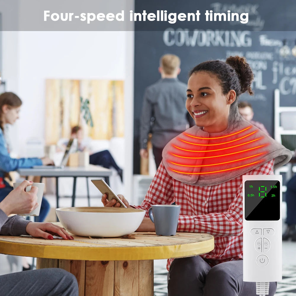 Electric Shoulder Neck Heating Pad &ndash; Nine Level Control