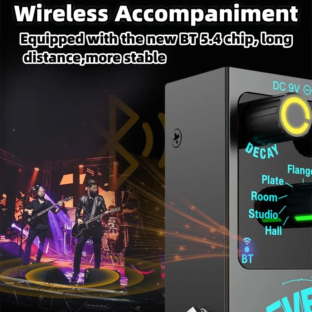 Miwayer Mini Digital Reverb Guitar Effects Pedal &ndash; 9 Reverbs