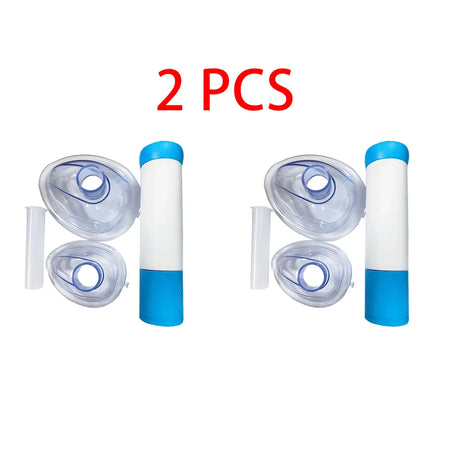 Anti Choking Life Saving Mask &ndash; Emergency Suction For CPR 2 PCS WHITE