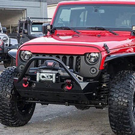 LED Turn Signal Lights for Jeep Wrangler JK & Unlimited 2007-2018 Star Front Grill Indicator Blinkers Parking Lights by InterCyprus Trading Ltd