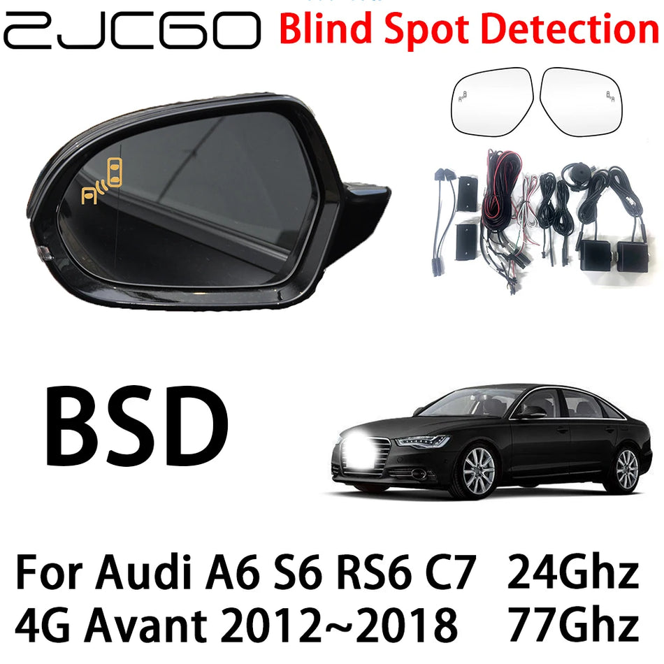 Audi A6 S6 RS6 C7 2012-2018 için İki mmWave Radar ile Kör Nokta Radar Uyarı Sistemi