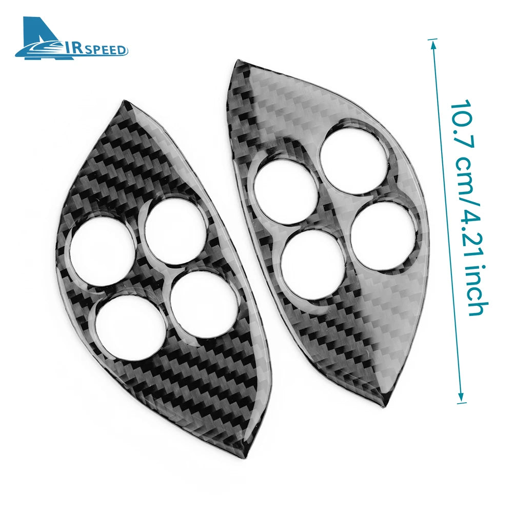 Carbon Fiber Steering Wheel Trim Sticker for Mercedes Benz SLK R171 (2004-2010) - AIRSPEED