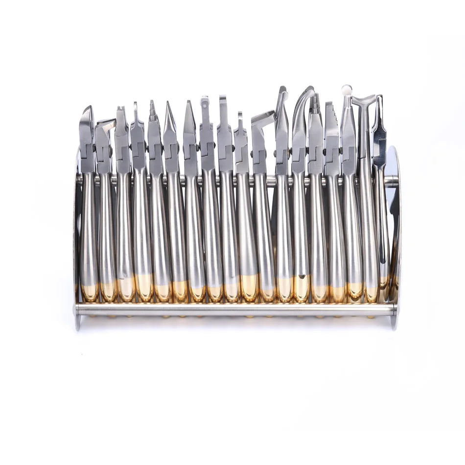 19Pcs/Set Dental Orthodontic Plier Set &ndash; TC Medical Tools