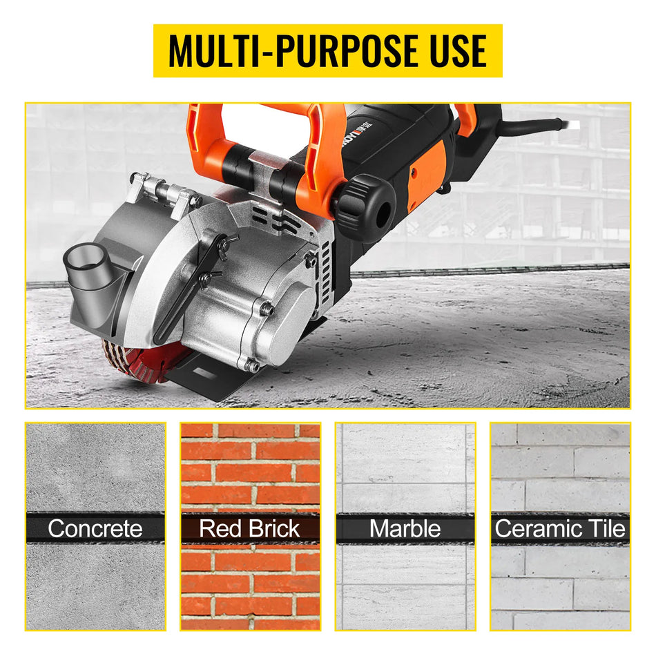 Cacciatore di Muri Elettrico 115mm 133mm Fessura Senza Giunzioni