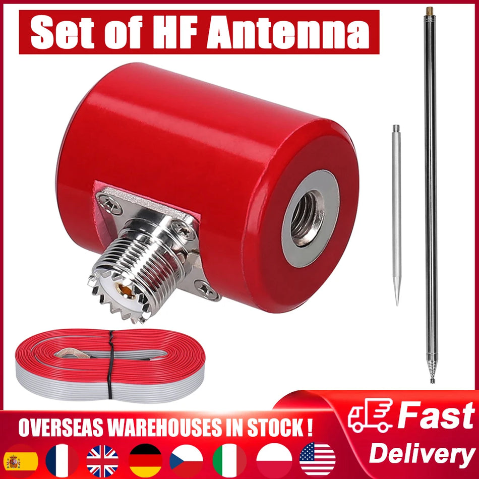 Neljännesaalto QRP-antennia 5M 14–30MHz Ruostumaton teräs 300W