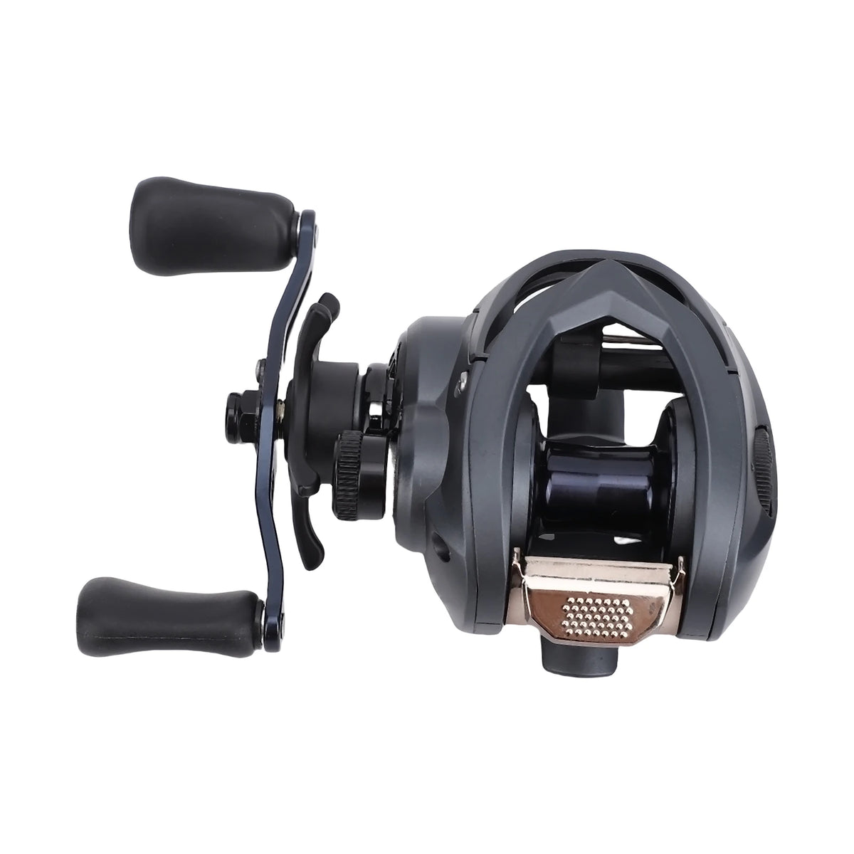 Dual Braking Baitcasting Reels | High-Performance Fishing Reel 7.0:1 Gear Ratio the left hand