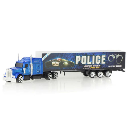 Sliding Alloy Truck Model &ndash; Multi-Color Diecast Car for Kids 1047A BLUE