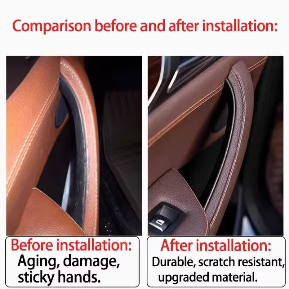 For BMW X3 X4 F25 F26 2010 2011 2012 2013 2014 2015 2016 LHD RHD Car Interior Door Handle Panel Pull Cover Black Beige Carbon by InterCyprus Trading Ltd