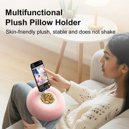Plush Pillow Magnetic Phone Bracket &ndash; Adjustable Angle For Comfortable Viewing