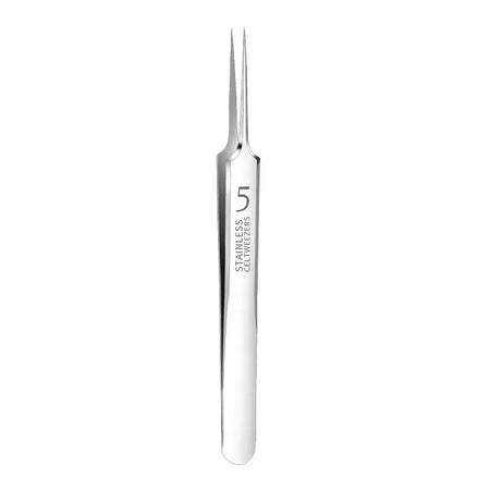 Extra Fine No. 5 Blackhead Tweezers - Precision Acne Removal Tool Silvery 1 pcs