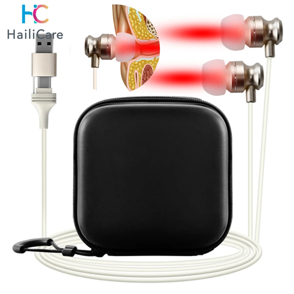 Tinnitus Öronlaserterapi LLLT För Otit Media Dövhet