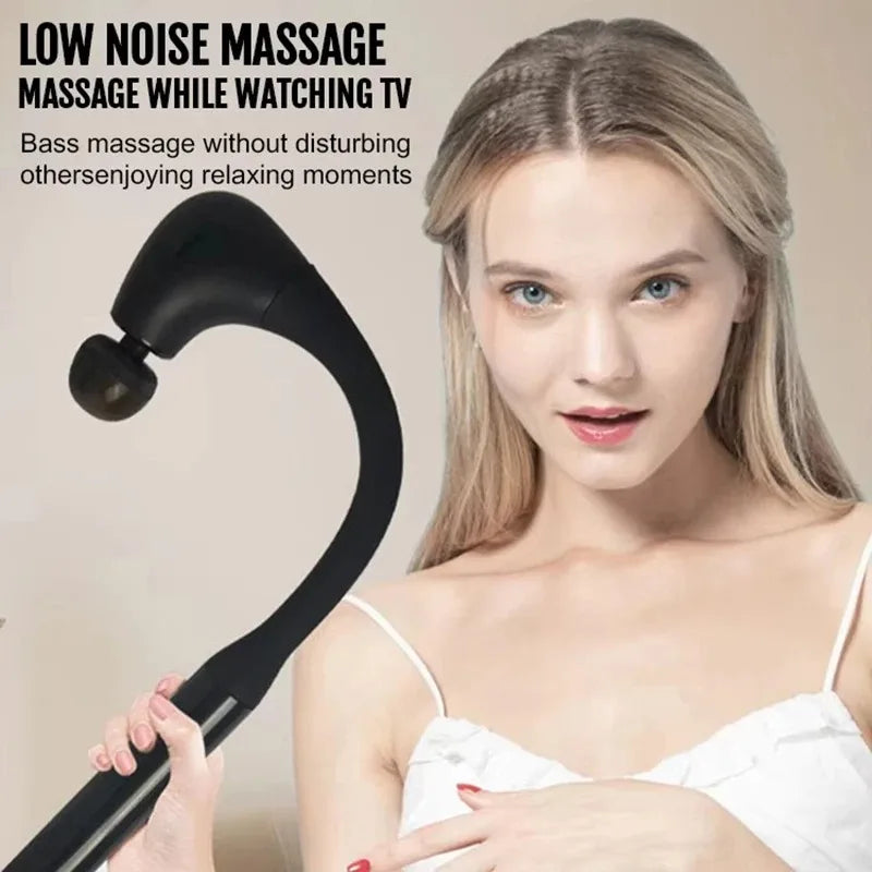 Fascia Gun Portable Deep Tissue Massage - Extended Handle