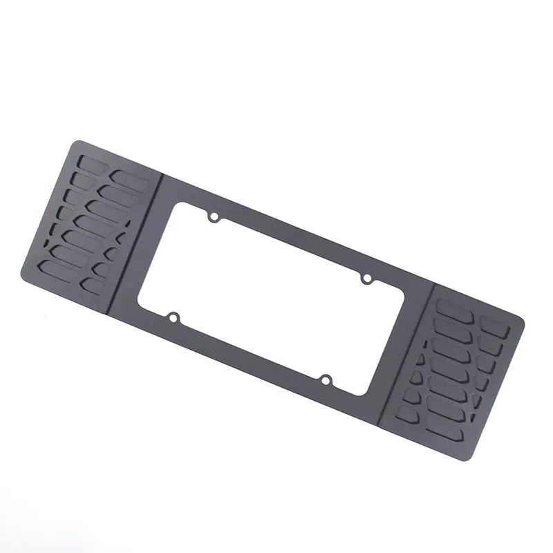 Задняя панель номерного знака из алюминиевого сплава Corvette C6 черного цвета