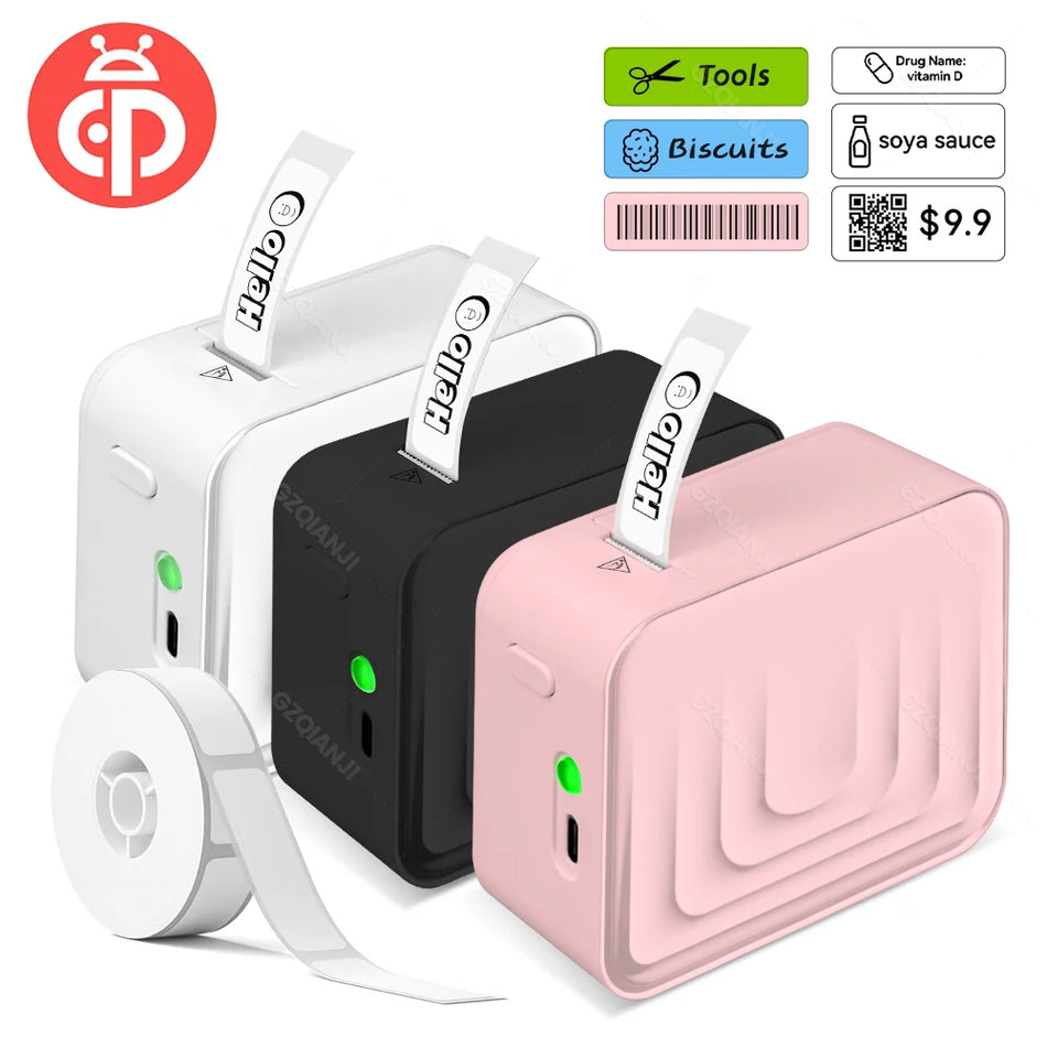 Tragbarer Thermo-Klebeetikettendrucker ohne Tinte Bluetooth Marklife M1