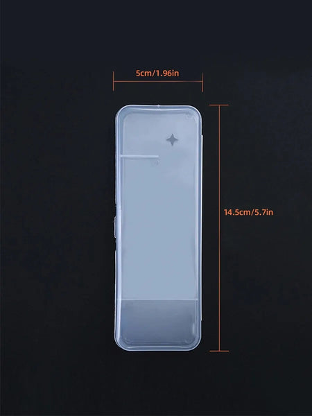 Portable Double-Layer Manual Shaver Storage Box for Travel