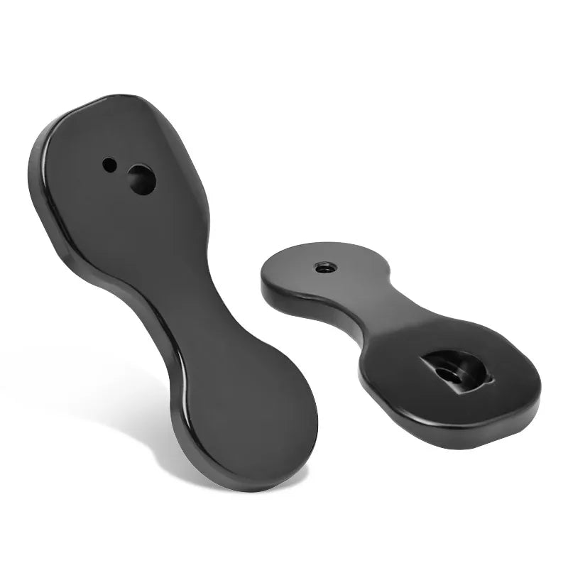 Motorcycle Black Rearview Mirror Brackets Adapter &ndash; Durable Aluminum Construction