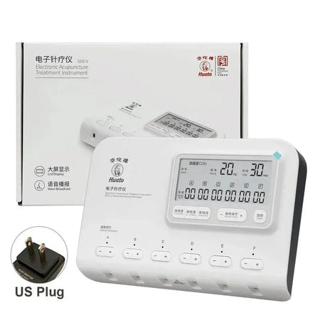 Vilnason 6-Channel EMS TENS Acupuncture &ndash; Six Outputs US Plug-With Box
