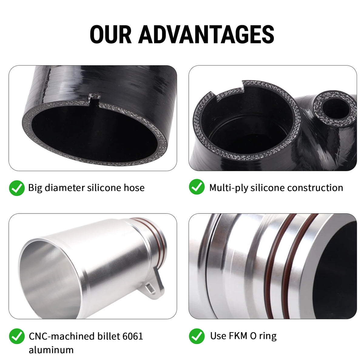 Turbo Inlet Pipe Upgrade for BMW N20 N26 125i 228i 320i 328i 520i 528i by InterCyprus Trading Ltd