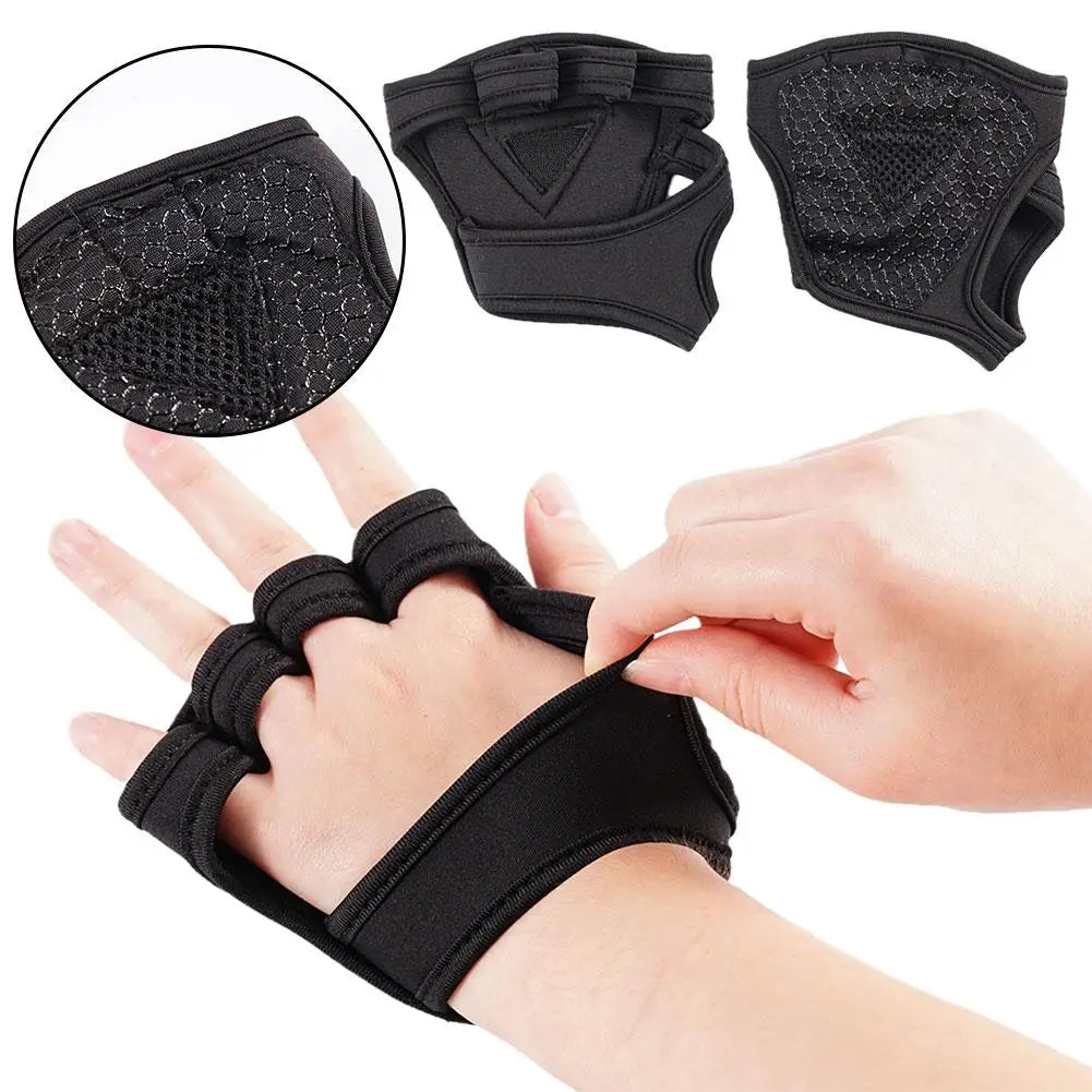 2PC Women Non-Slip Weightlifting Gloves - Durable &amp; Comfortable