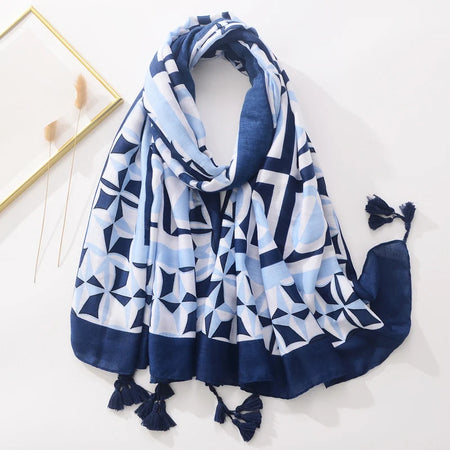 Floral Brand Scarf &ndash; Elegant Fashion Accessory for Women C1004
