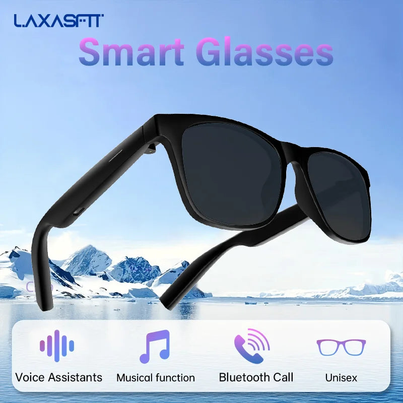 Беспроводные Bluetooth-очки LAXASFIT для музыки и звонков