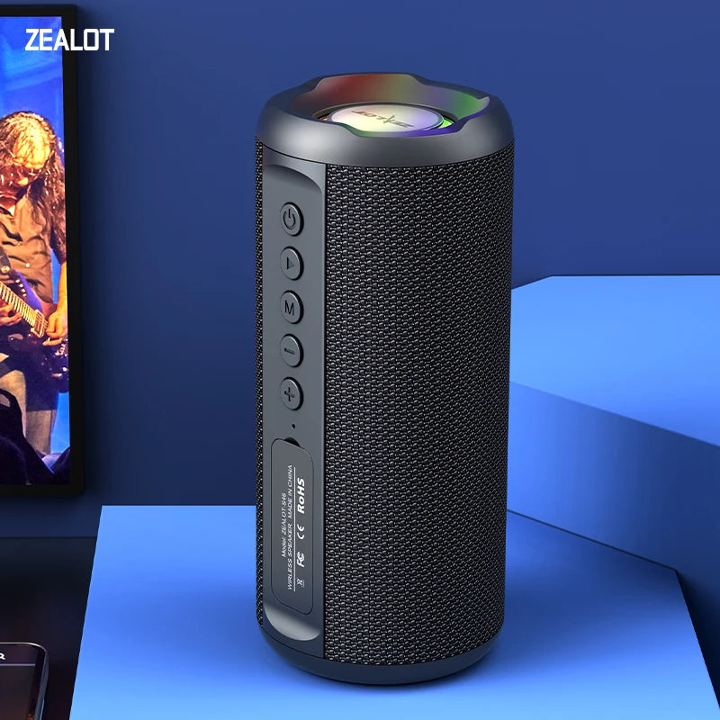 ZEALOT-S46 &ndash; IPX4 Waterproof 6 Hours Playback 10W Loud