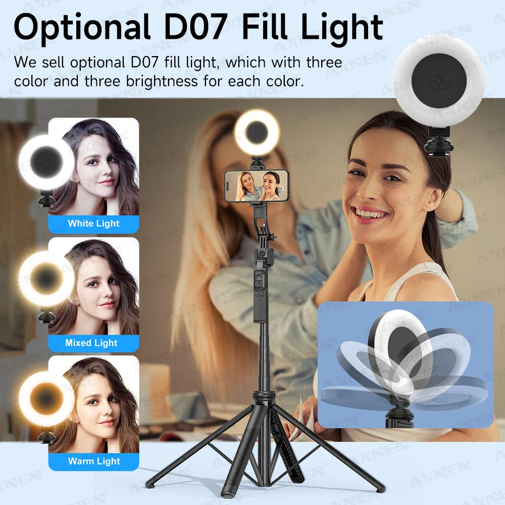 C17 Tripod for Mobile Phone Camera &ndash; 360 Degree Rotation with Wireless Remote