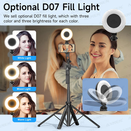 C17 Tripod for Mobile Phone Camera &ndash; 360 Degree Rotation with Wireless Remote
