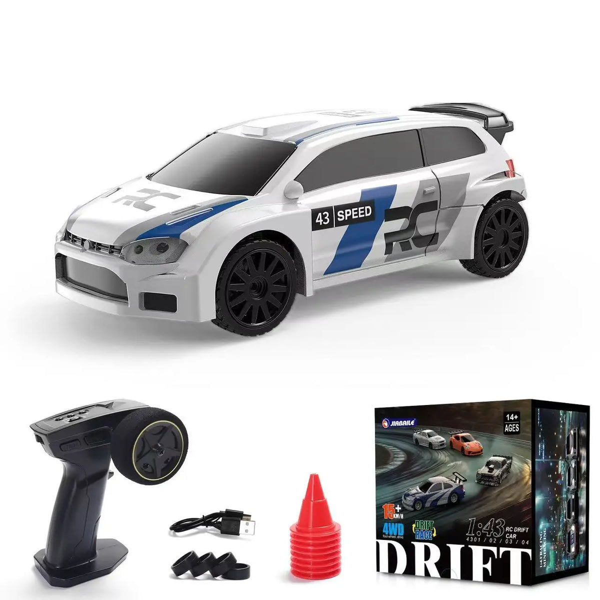 1/43 RC Car 2.4G Mini Remote Control Drift Car &ndash; High Speed 4307