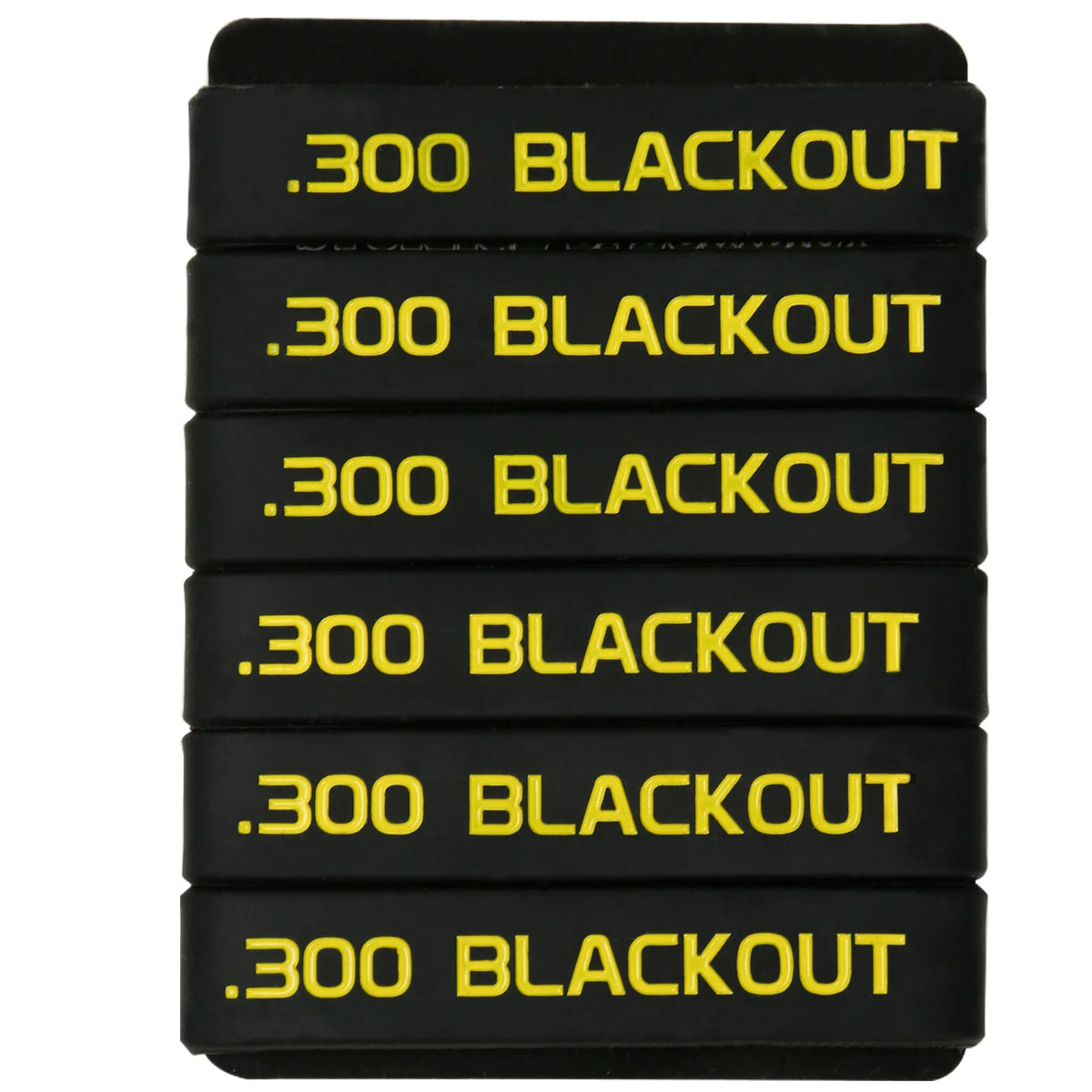 6 Pack Magazine Marking Band 5.56 NATO &ndash; Multi Color Rubber Bands .300 Yellow 6Pcs