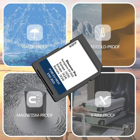 NAVINES GPS SD Card Europa V24 - Europe Map 2025 Edition