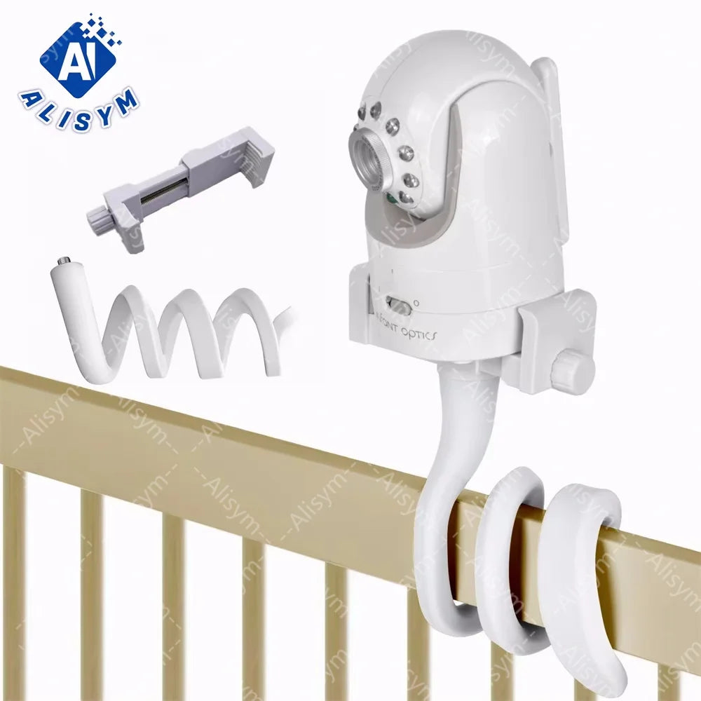 Universal Baby Monitor Bed Bracket &ndash; Adjustable Flexible Camera Holder